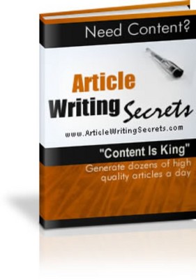 Product picture Article Writing Secrets: Generate Dozens Of  Articles